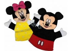 Mickey Mouse & Minnie mycí žínka pro děti 22 x 21,3 x 1,5 cm 1 kus