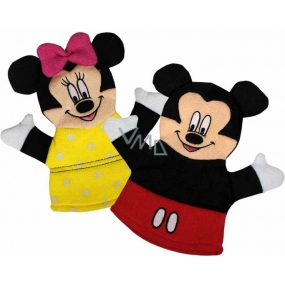 Disney Mickey Mouse & Minnie washing cloth for children 22 x 21.3 x 1.5 cm 1 piece