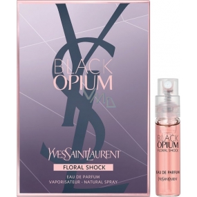 Yves Saint Laurent Black Opium Floral Shock Eau de Parfum for Women 1.2 ml with spray, vial