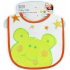 First Steps Terry bib + Peva Frog green 20 x 20 cm