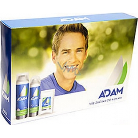 Astrid Adam Skin Protect + aftershave for men 100 ml + shaving foam 250 ml + antiperspirant spray 150 ml, cosmetic set