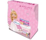 Regina Princezna sprchový gel pro děti 250 ml + pomáda na rty 2,3 g + svačinový box, kosmetická sada