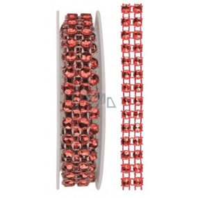 Chain red, decorative 1 x 75 cm