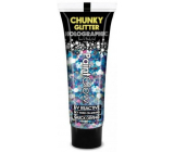 Diva & Nice Chunky Glitter Holographic UV Decorative Gel for Body and Face Mermaid Mist - blue 13 ml
