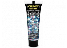 Diva & Nice Chunky Glitter Holographic UV Decorative Gel for Body and Face Mermaid Mist - blue 13 ml