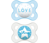 Mam Sayings silicone orthodontic comforter 0-6 months various patterns and colors 1 piece