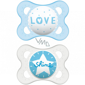 Mam Sayings silicone orthodontic pacifier 0-6 months various designs and colors 1 piece