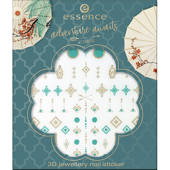 Essence Adventure Awaits nail stickers 3D Jewelery 01 Don't Stop To Explore! 81 pieces