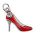 Yankee Candle Charming Scents metal pendant in the shape of a red shoe for a car tag High Heel