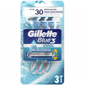 Gillette Blue 3 Cool 3-blade shaver for men 3 pieces
