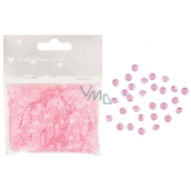 Decorative stones pink 3 mm 20 g