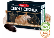 Terezia Black Garlic helps maintain normal levels of cholesterol and fats in the blood, supports normal heart and blood vessel function, dietary supplement 60 capsules