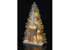 Emos Decoration forest and roe deer on standing 33 x 22 cm - 10 LED warm white