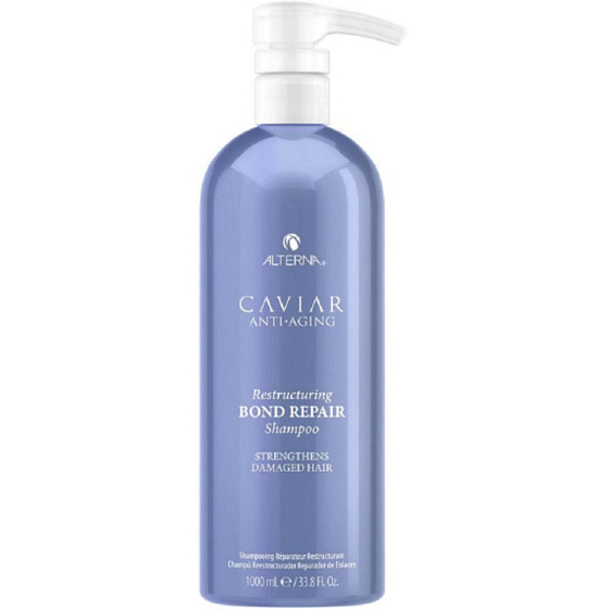 Alterna Caviar Restructuring Bond Repair regenerating shampoo for dry, damaged, brittle hair 1000 ml