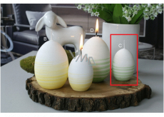 Lima Aromatic spiral Lily of the valley candle green egg small 40 x 60 mm 1 piece