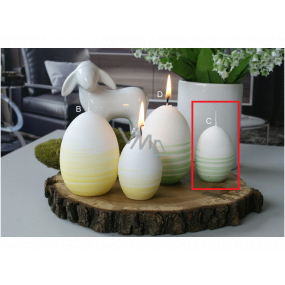 Lima Aromatic spiral Lily of the valley candle green egg small 40 x 60 mm 1 piece