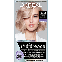 L'oreal Paris Préférence Cool Blondes hair dye, Alaska, cool light blonde 8.12