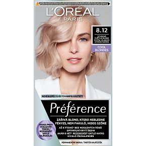 L'oreal Paris Préférence Cool Blondes hair dye, Alaska, cool light blonde 8.12