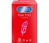 Durex Feel Thin Classic condom, nominal width 56 mm 18 pieces