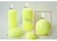 Lima Reflex phosphor yellow candle ball 80 mm 1 piece