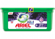 Ariel All in1 Pods + Lenor Unstoppables gel capsules for washing long-lasting fragrance 30 pieces 753 g