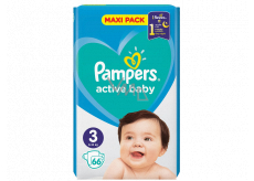 Pampers Active Baby size 3, 6-10 kg diaper panties 66 pcs