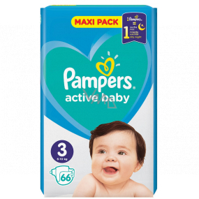 Pampers Active Baby size 3, 6-10 kg diaper panties 66 pcs