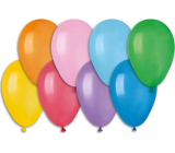 Latex inflatable balloons pastel colour mix 19 cm 10 pieces in bag