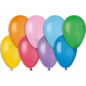 Latex inflatable balloons pastel colour mix 19 cm 10 pieces in bag