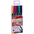 Apli Brush Marker brush marker with two tips 6 pieces, set