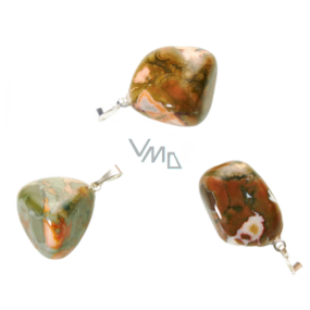 Ryolit Troml pendant natural stone, 2,2-3 cm, 1 piece, stone of clear consciousness