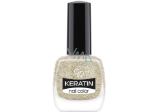 Golden Rose Keratin Nail Color Glitter nail polish 403 10,5 ml