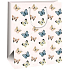Ditipo Gift paper bag 26,4 x 13,6 x 32,7 cm Pink butterflies