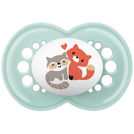Mam Original silicone orthodontic pacifier 16+ months Turquoise 1 piece