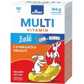 Vitar Kids Multivitamin jelly food supplement for children 50 pieces
