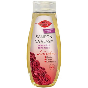 Bione Cosmetics Love hair shampoo with extra strong perfume 300 ml