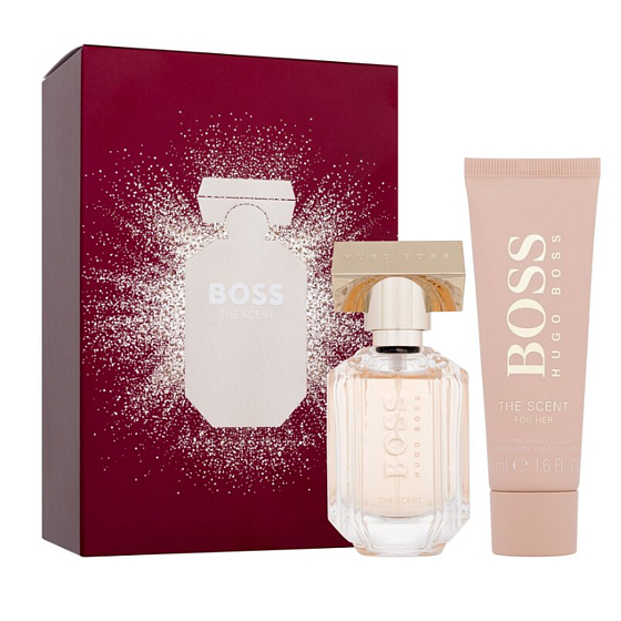 Hugo Boss The Scent for Her eau de parfum 30 ml + body lotion 50 ml, gift set for women