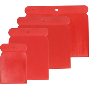 Spokar set of plastic spatulas, 5 - 7.5 - 10 - 12 cm, 4 pieces