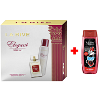 LA RIVE ELEGANT WOMAN Eau de Parfum 100 ml + Deodorant Spray 150 ml, Gift Set for Women + La Rive 2in1 Minie Shower Gel 250 ml BONUS