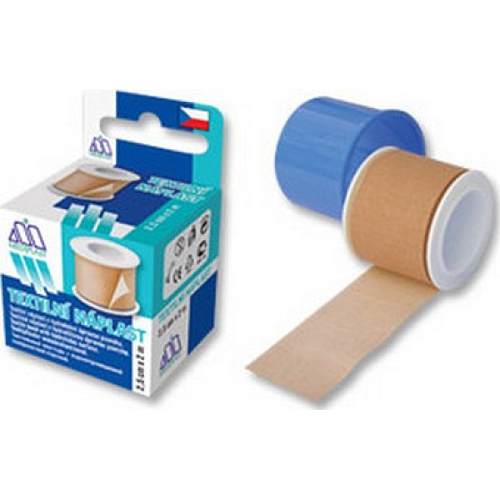 Mediplast textile adhesive tape spool 1.25 cm x 5 m 1 piece box