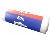 Viking Trash Bags White 60 Liters, 63 x 74 cm, 50 Pieces