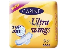 Carine Ultra Wings Top Dry intimate inserts 9 pieces