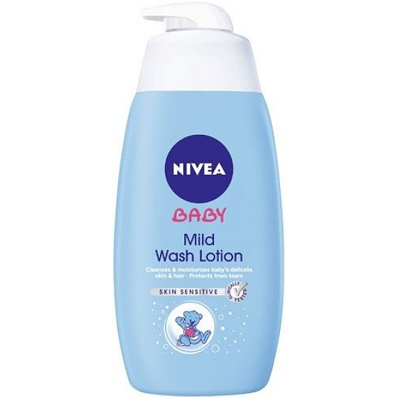 Nivea Baby cleansing gel for face, body and hair for children 500 ml