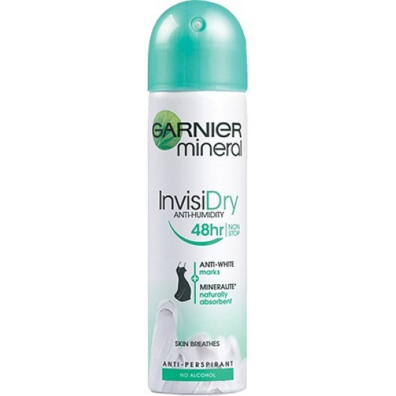 Garnier Mineral Invisi Dry Anti-Humidity deodorant spray for women 150 ml
