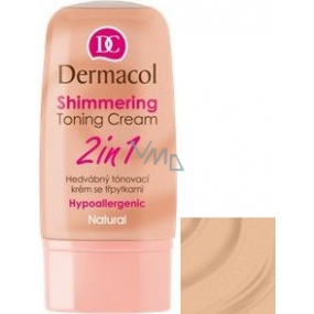 Dermacol Shimmering Toning Cream 2in1 Natural Toning Cream 30 ml