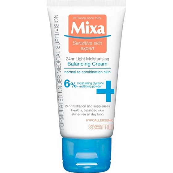 Mixa Moisturizing Balancing Cream Lightweight Balancing Moisturizing Cream 6% 50 ml