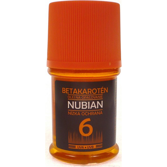 Nubian OF6 Betacarotene suntan oil low protection 60 ml