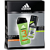 Adidas Cool & Dry 48h 6in1 antiperspirant deodorant spray for men 150 ml + Active Start 3in1 shower gel for body, hair and face for men 250 ml, cosmetic set