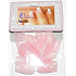 Absolute Cosmetics Nails artificial nails french manicure 21000 pink with flowers 20 pieces