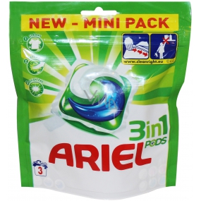 Ariel 3in1 Mountain Spring gel capsules for washing clothes 3 pieces 86.4 g